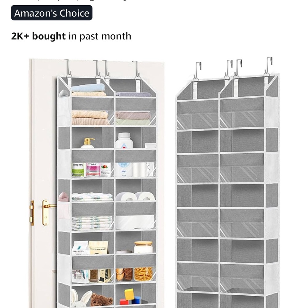 Gray Modular Closet Accessories Storage System